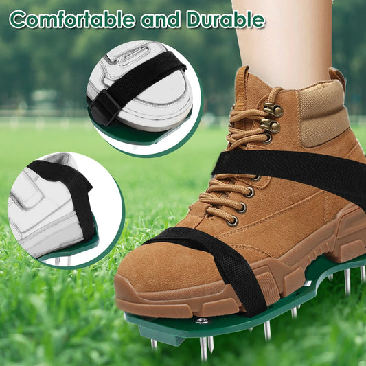 Garden Nail Shoes Grass Loose Soil Tool Lawn Aerator Sandals