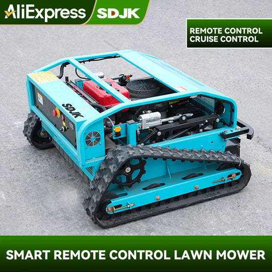 Mini remote control lawn mower robot 80 cm 100 cm fixed remote control lawn mower