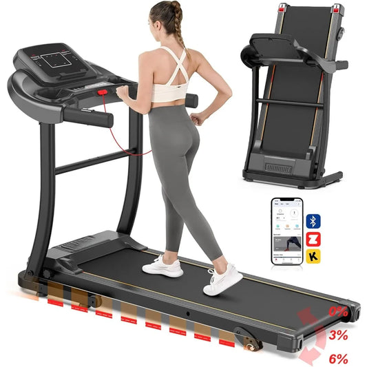Treadmill for Home Small, 3.0HP Portable Fitness Machine
