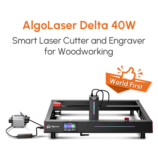 High Power AlgoLaser Delta 40W Diode Laser Engraver Laser Engraver Cutter Wifi Air Engraving
