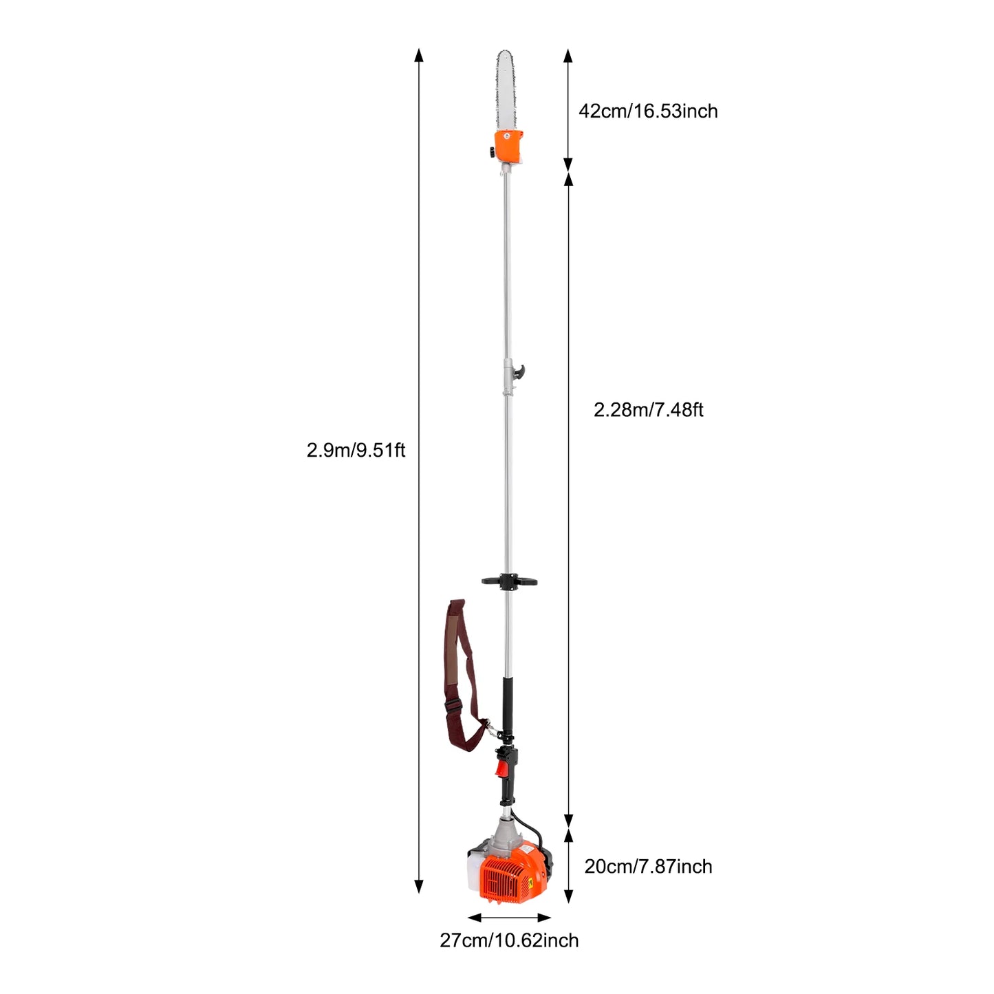 Cordless Chainsaw for Agriculture and Garden Portable Electric Pruning Saw