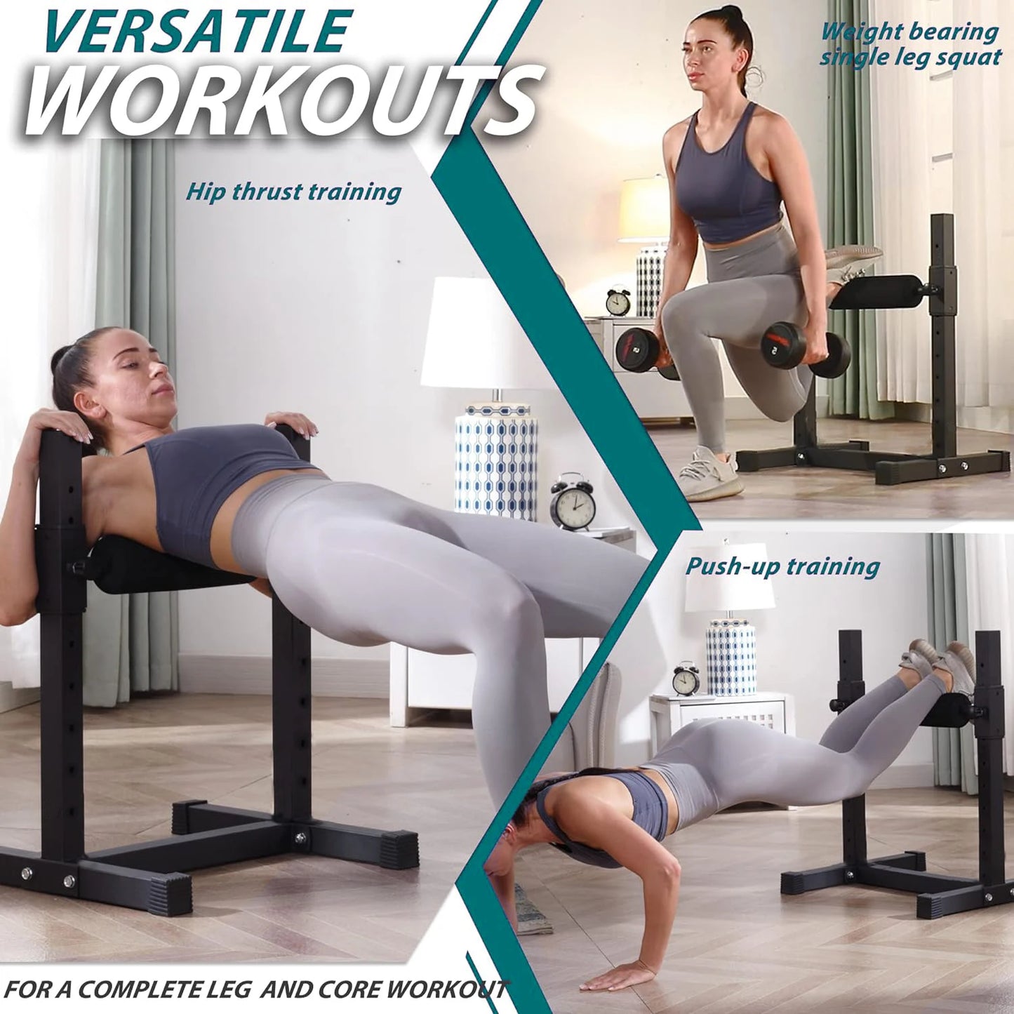 Single Leg Squat Roller Adjustable Height Squat Stand