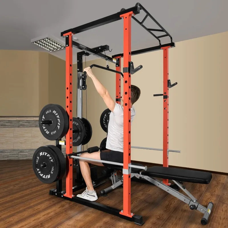 RitFit Power Cage with Optional LAT PullDown and Crossover