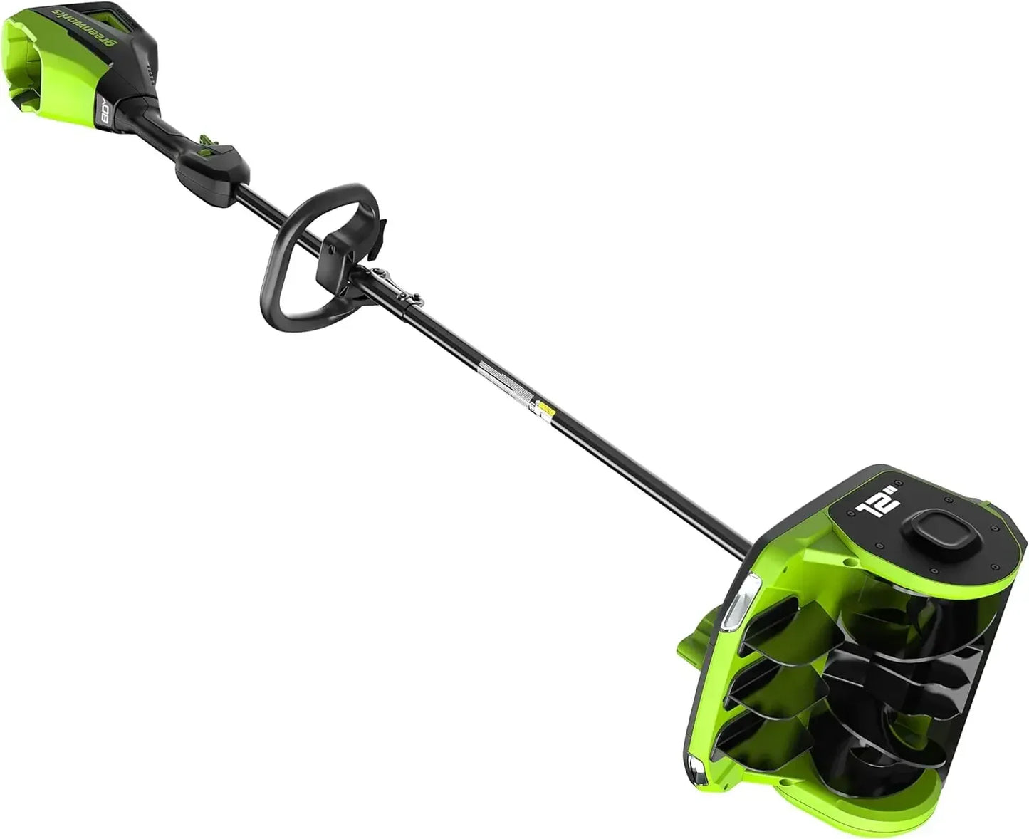80V 12" Brushless Snow Shovel, with Directional Vanes and LED Light, Tool Only