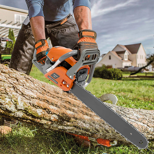 20 Inch 58CC Gas Chainsaw Gasoline Powered Chain Saw 2 Cycle Engine
