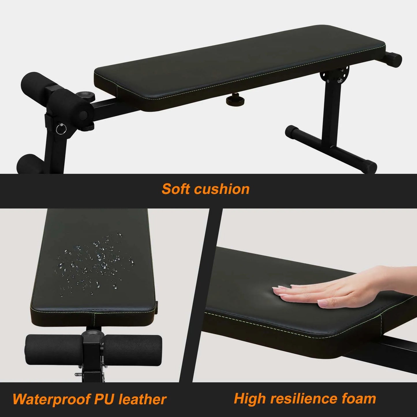 Power Tower With Bench Pull Up Bar Dip Station Rack