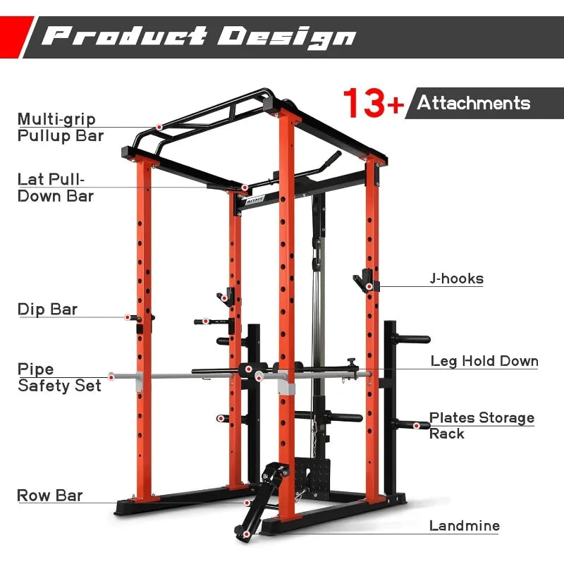 RitFit Power Cage with Optional LAT PullDown and Crossover