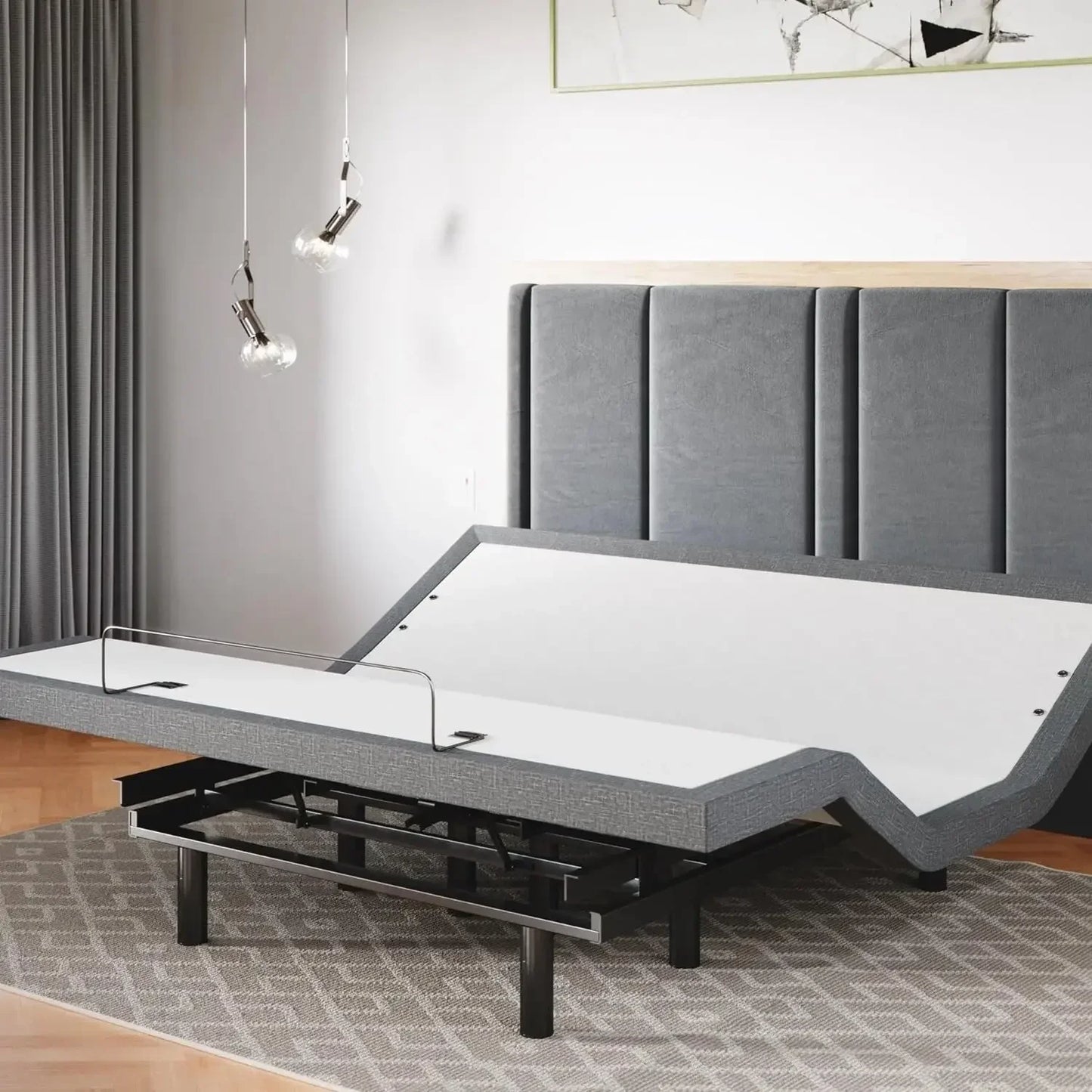 Classic Adjustable Bed Base Frame Inch Hybrid Spring Matt