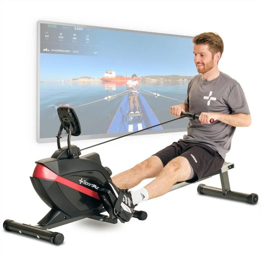 Rowing Machines for Home - Foldable Magnetic Rower Machine