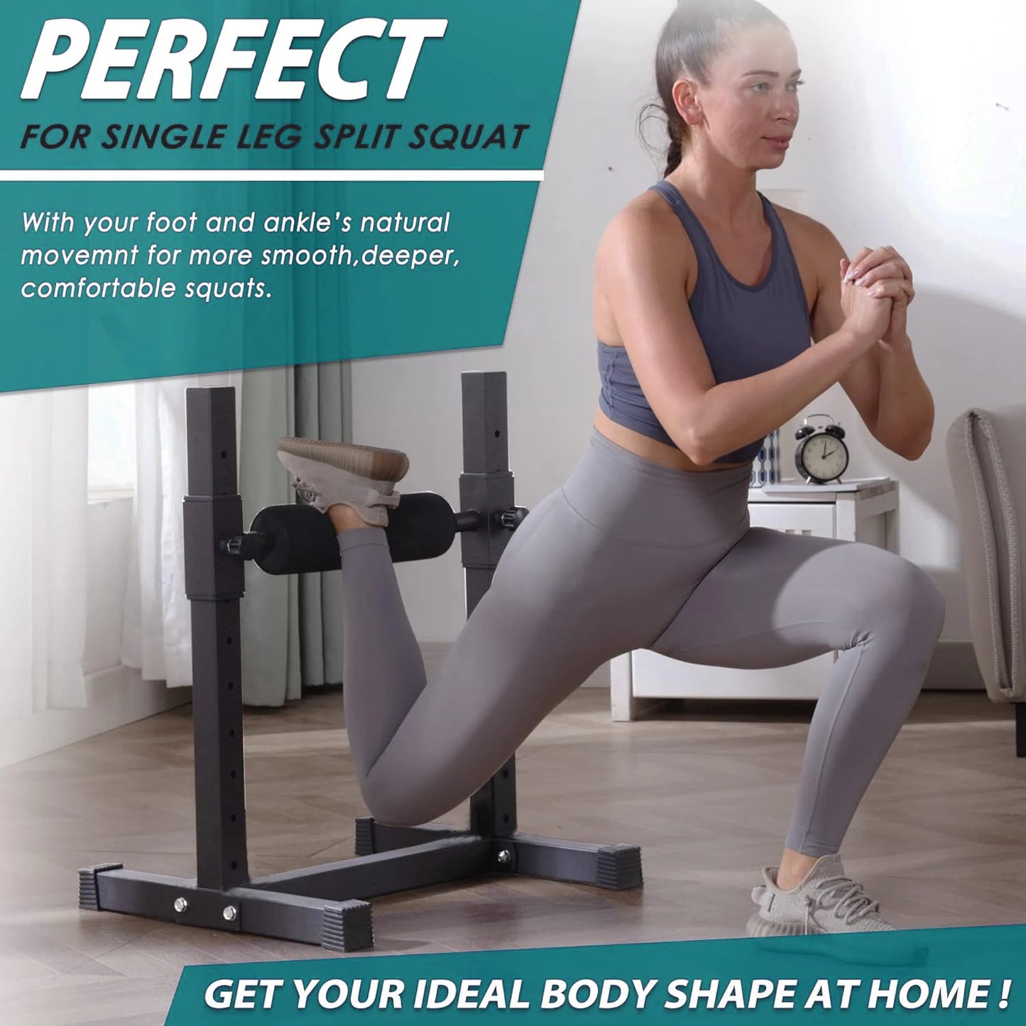 Single Leg Squat Roller Adjustable Height Squat Stand