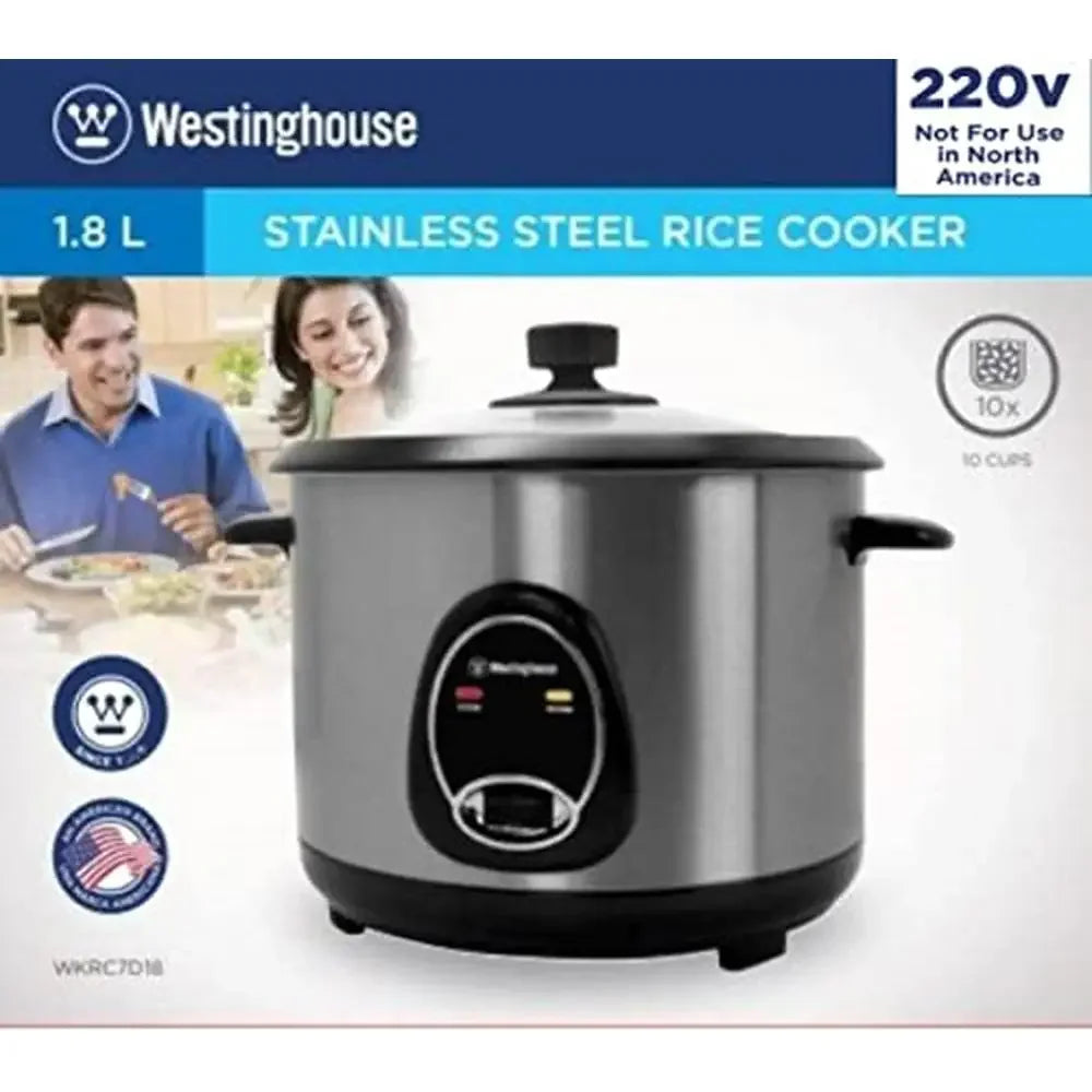 220V Rice Cooker 10 Cup Non Stick Pot Measuring Cup Keep Warm Function Electric Cooker Cooking Appliance Kitchen Cookware