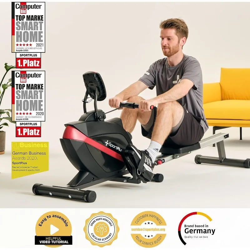 Rowing Machines for Home - Foldable Magnetic Rower Machine
