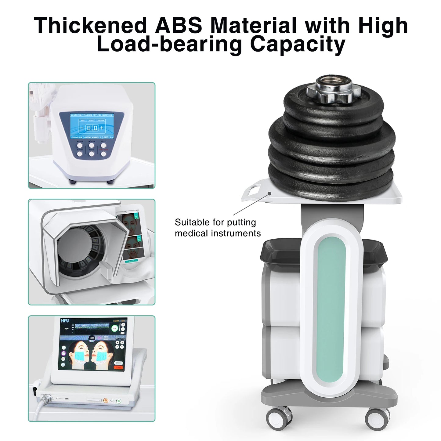 Mobile Medical Trolley Cart