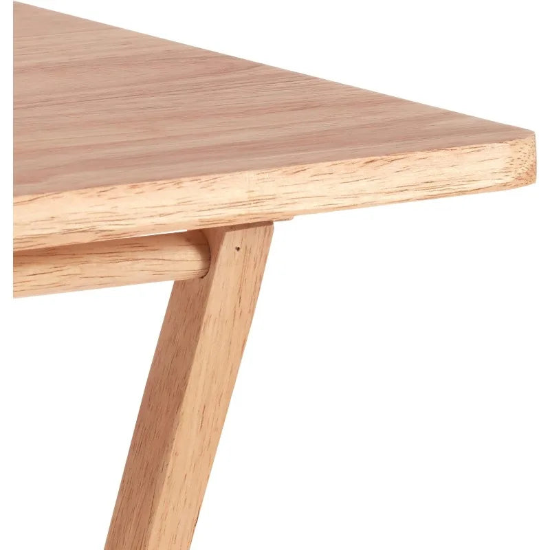 Classic Portable TV Dinner Rectangular Folding Tray Tables, withj rack