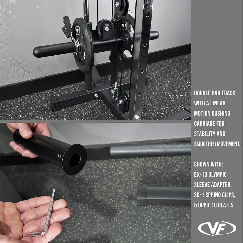 Valor Fitness BD-62 Wall Mounted Cable Machine for Home Gym