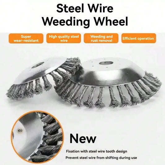 Unbreakable Wired Trimmer Blade, Wire Wheel