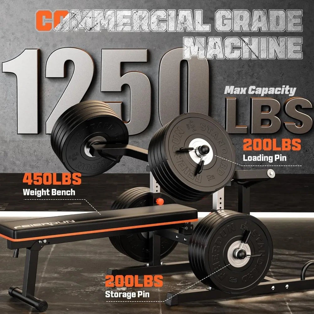 Chest Press Machine, 1250LBS Weight Bench Press Machine