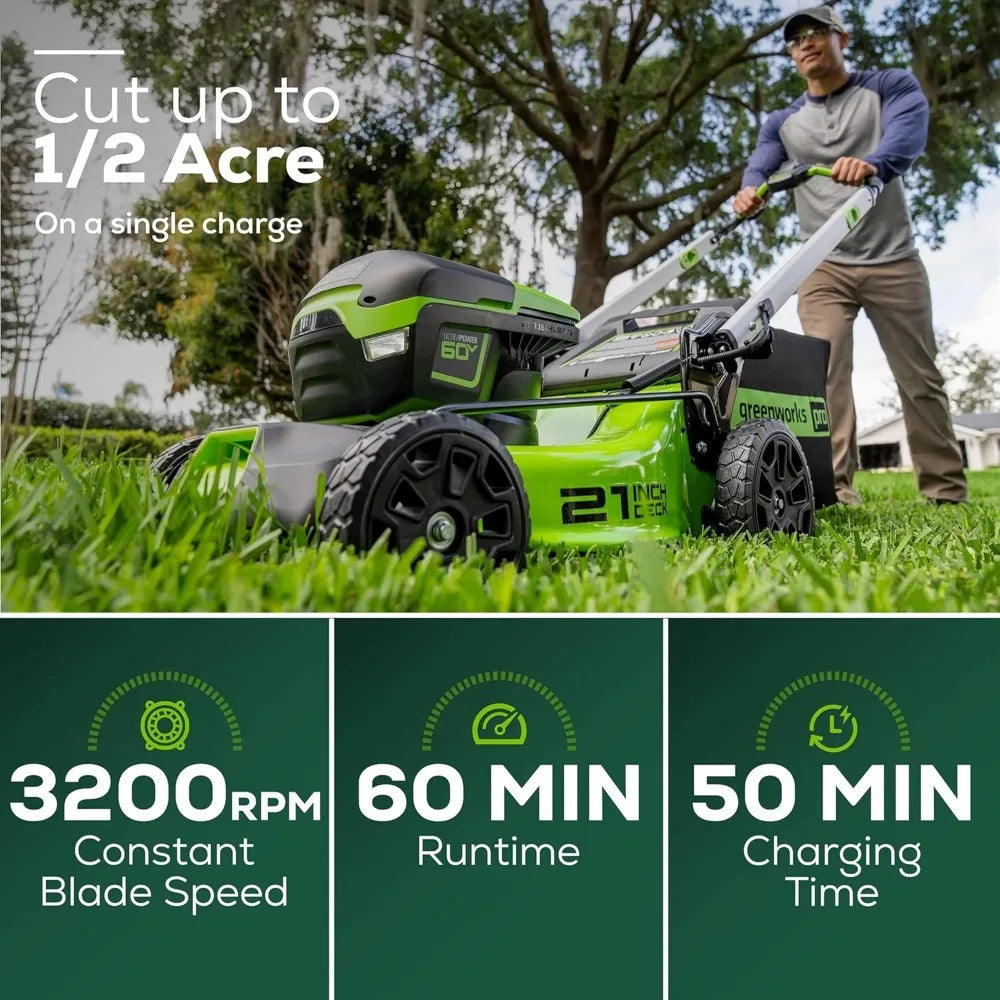 60V 21” Cordless (Push) Lawn Mower