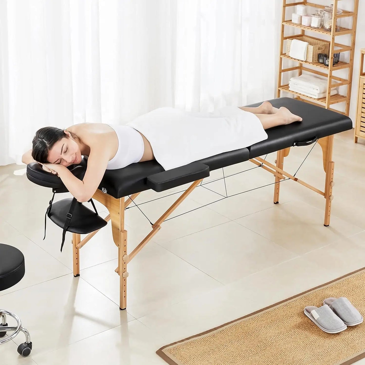 Spa Bed Portable Lash Bed Massage Bed Foldable Spa Tables