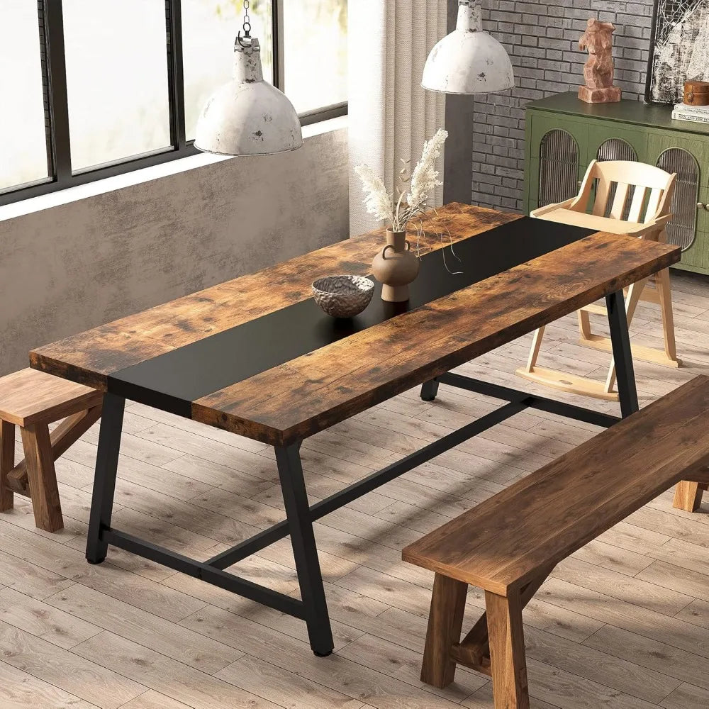 Tribesigns Dining Table for 8 People, 70.87-inch