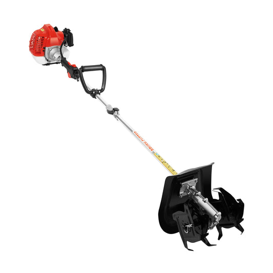 1.45kW 2-stroke 51.7cc Gas-powered Tiller Cultivator Low Noise Gardens Loosen Soil Machine 6500rpm