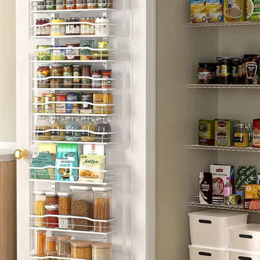 9-Tier Over The Door Pantry Organization And Storage Rack