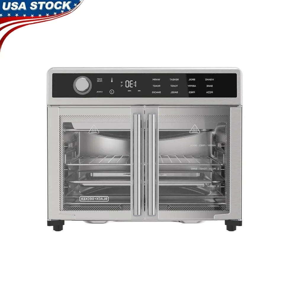 Crisp N Bake Air Fryer Toaster Oven 12 in 1 Convection Kitchen Appliance Fast Cooking Large Capacity Multi Function Cooking
