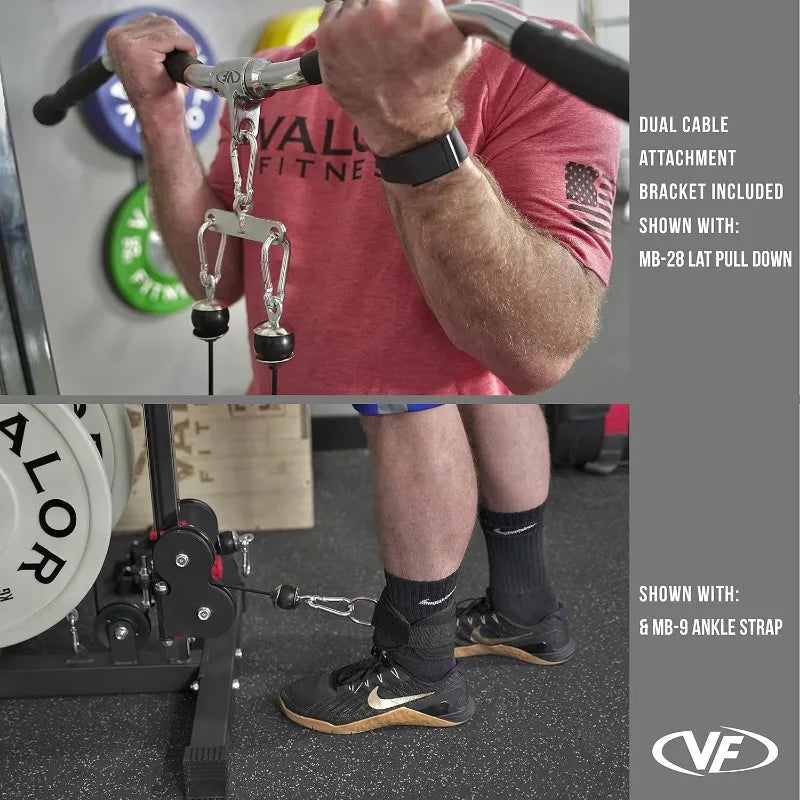 Valor Fitness BD-62 Wall Mounted Cable Machine for Home Gym