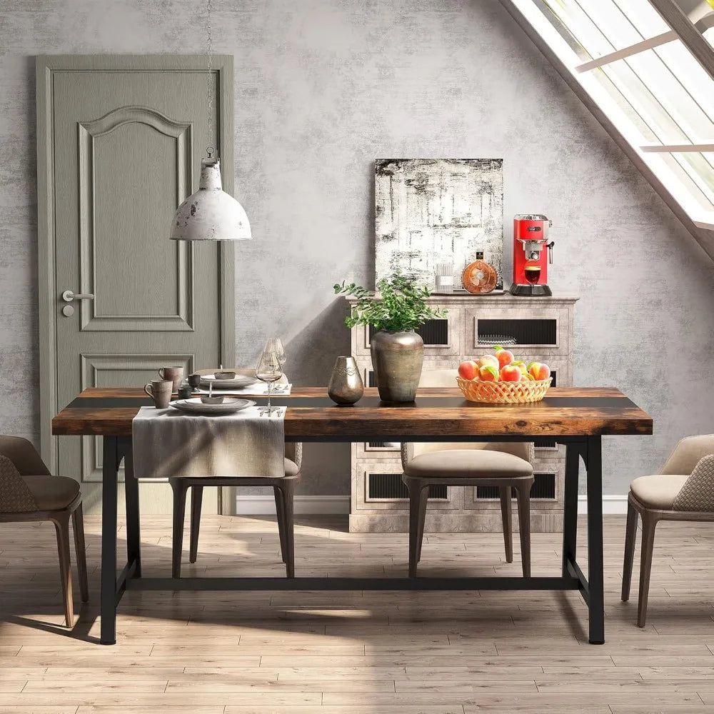 Tribesigns Dining Table for 8 People, 70.87-inch