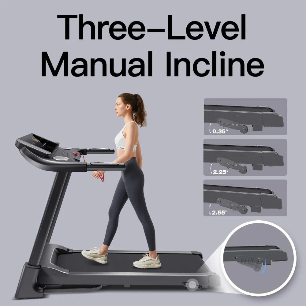 Fitness Home Auto-Folding Incline Treadmill 300 lbs Capacity