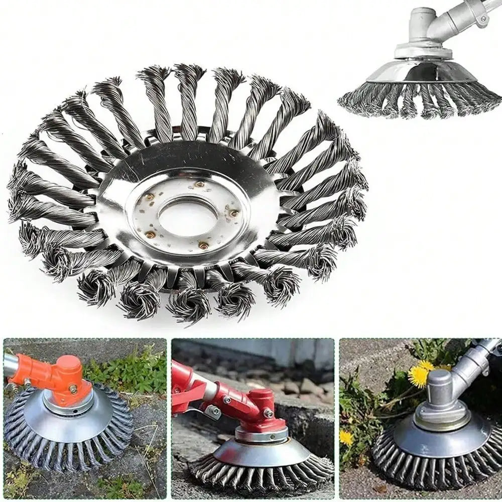 Unbreakable Wired Trimmer Blade, Wire Wheel