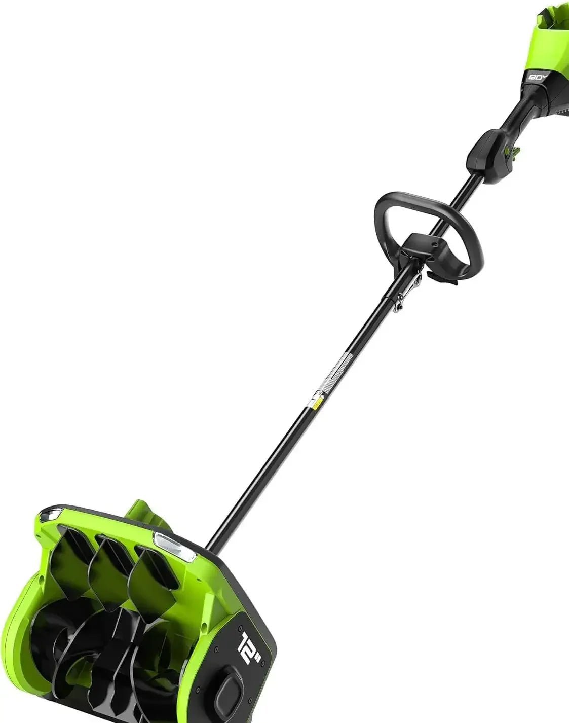 80V 12" Brushless Snow Shovel, with Directional Vanes and LED Light, Tool Only