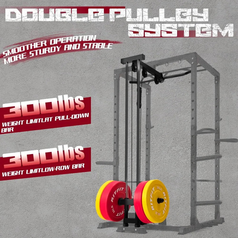 All-in-One Squat Rack Power Cage 1000 LBS Capacity Fitness
