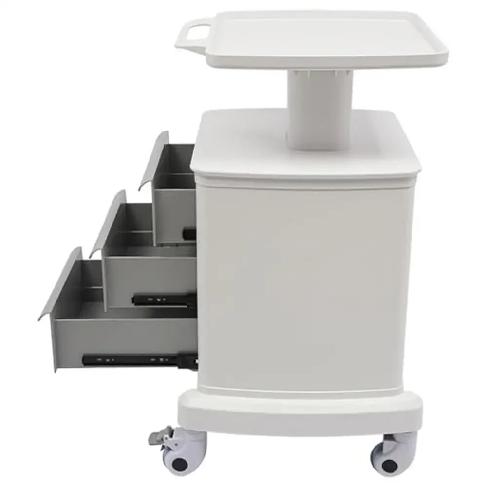Rolling Utility Cart 3-Drawer Medical Beauty Trolley Salon Office Lab Storage Wheels
