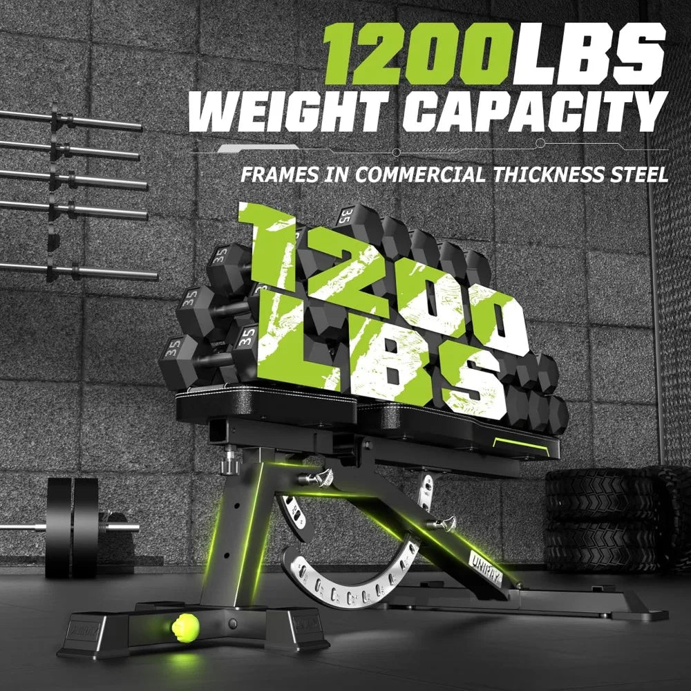 Weight Bench, Adjustable Workout Bench for Home Gym