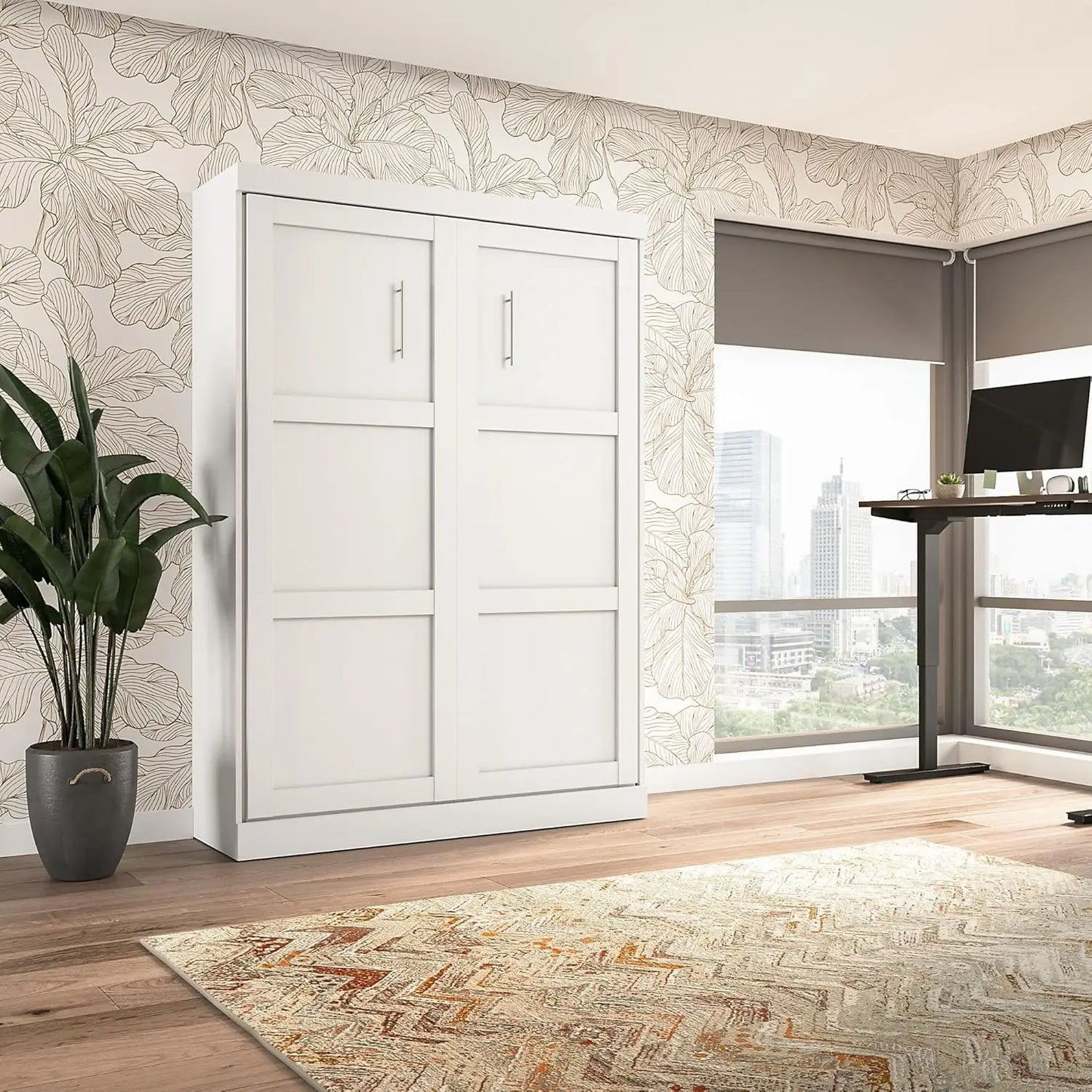 Pur Full Murphy Bed Space-Saving Sleeping Arrangement