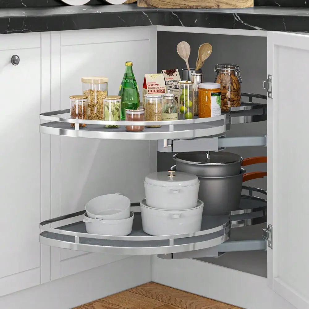 Swing Right Blind Corner Kitchen Cabinet Organizer Left Handed
