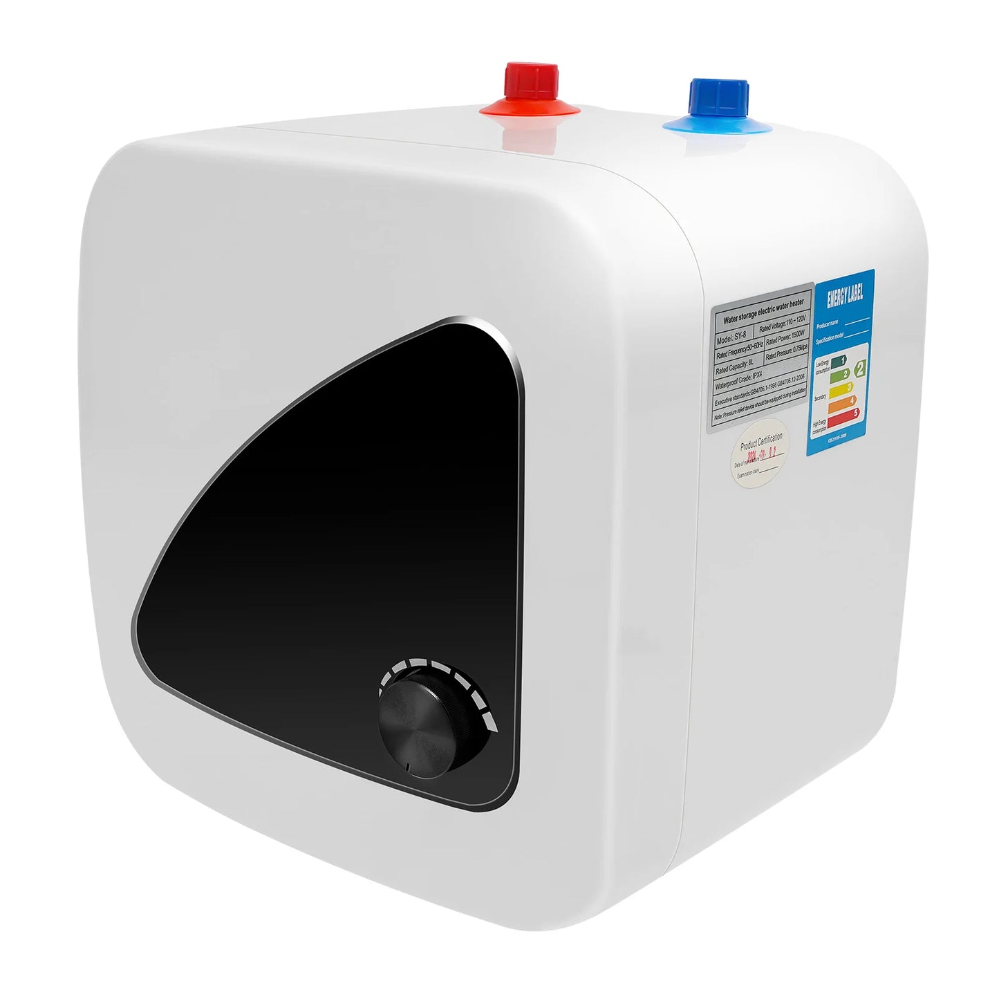 Tankless Hot Water Heater System 1500W Bathroom Kitchen Instant Electric Water Heater Portable Wall Floor Mount Shower