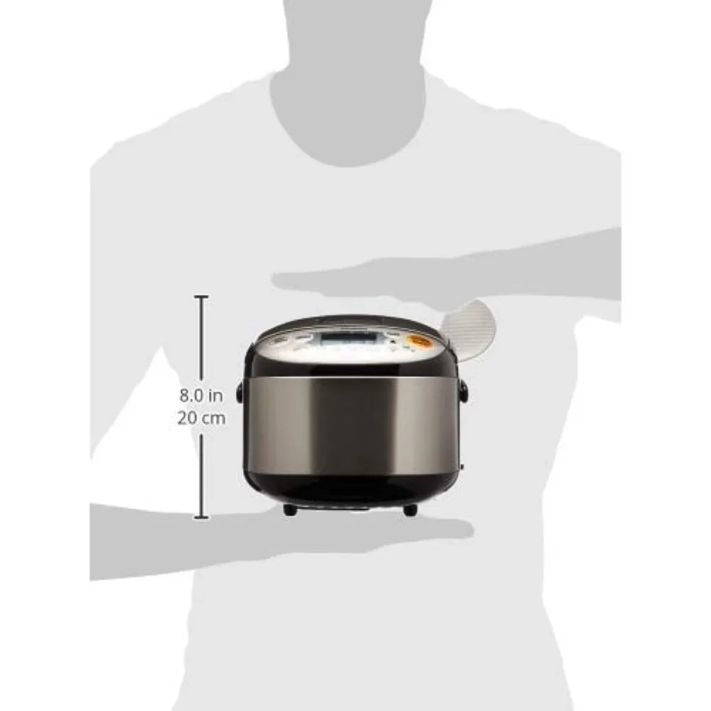 Rice Cooker & Warmer 3-Cups (uncooked) Stainless Multicooker Kitchen Appliances Home
