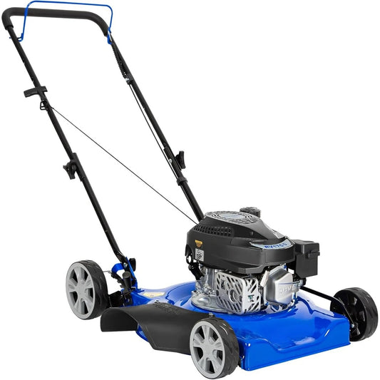 Gas Lawn Mower 20 inch, 144cc 4-Cycle OHV Engine Lawnmower, 8 Adjustable Cutting Heights