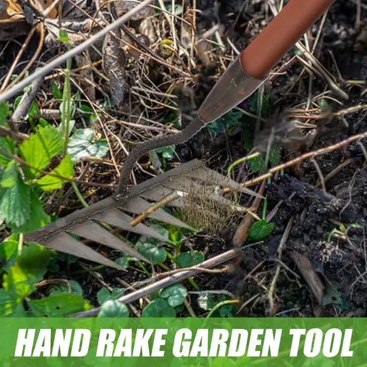 4/5/6/7 Teeth Carbon Steel Garden Hand Rake Farm Tool