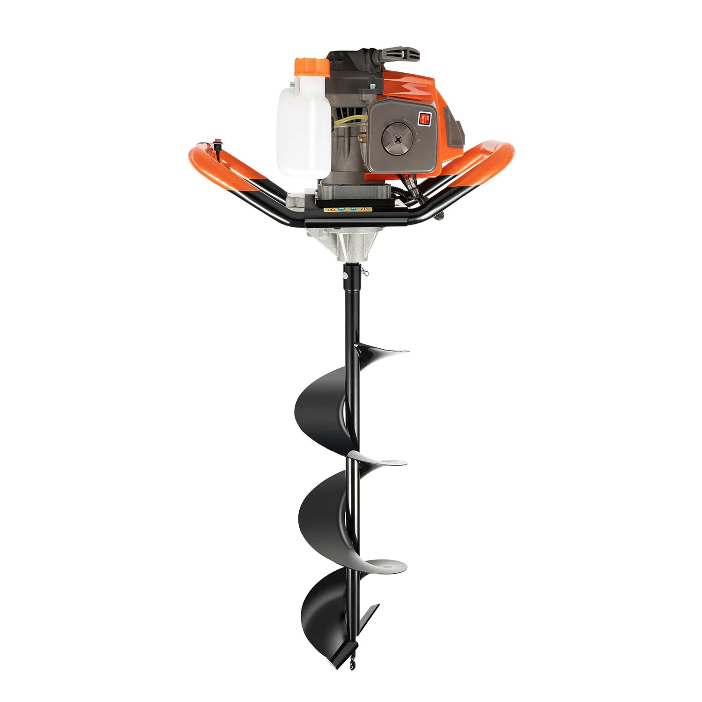 52CC 2.4HP 2-Stroke One-Man Gasoline Post Hole Digger with 3 Drill Bits for Efficient Soil Digging in Gardens & Farms