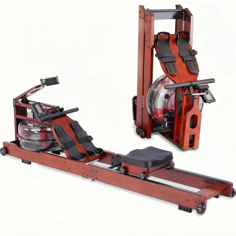 Water Rowing Machines for Home, Foldable Rower 400LBS